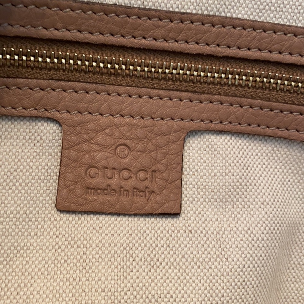 Gucci Python & Leather Tote - image 5